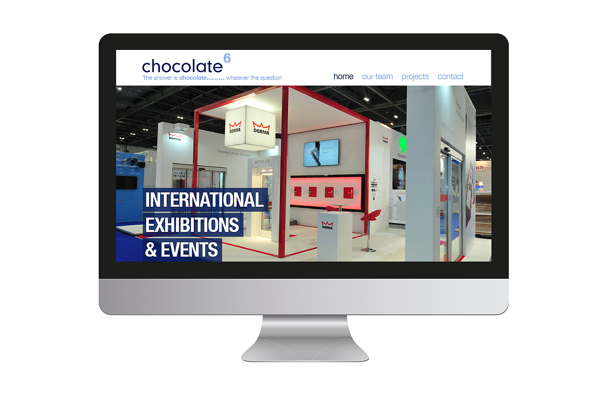 Chocolate6 website design